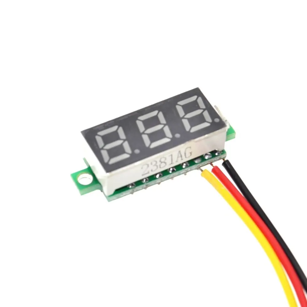 0.28in 0-100v DC Voltmeter Module Three Wire