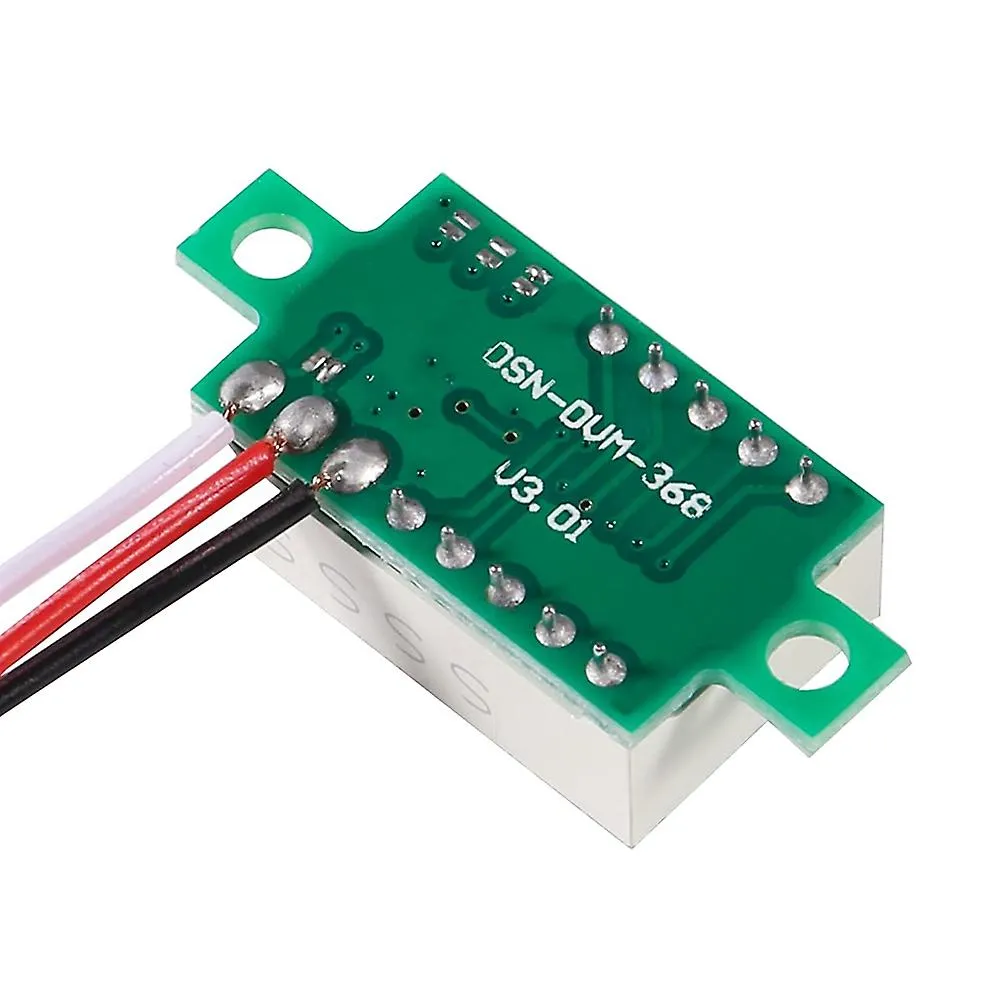 0.36in 30v 3-Wire 3-Digit DC Voltmeter Gauge Tester Module