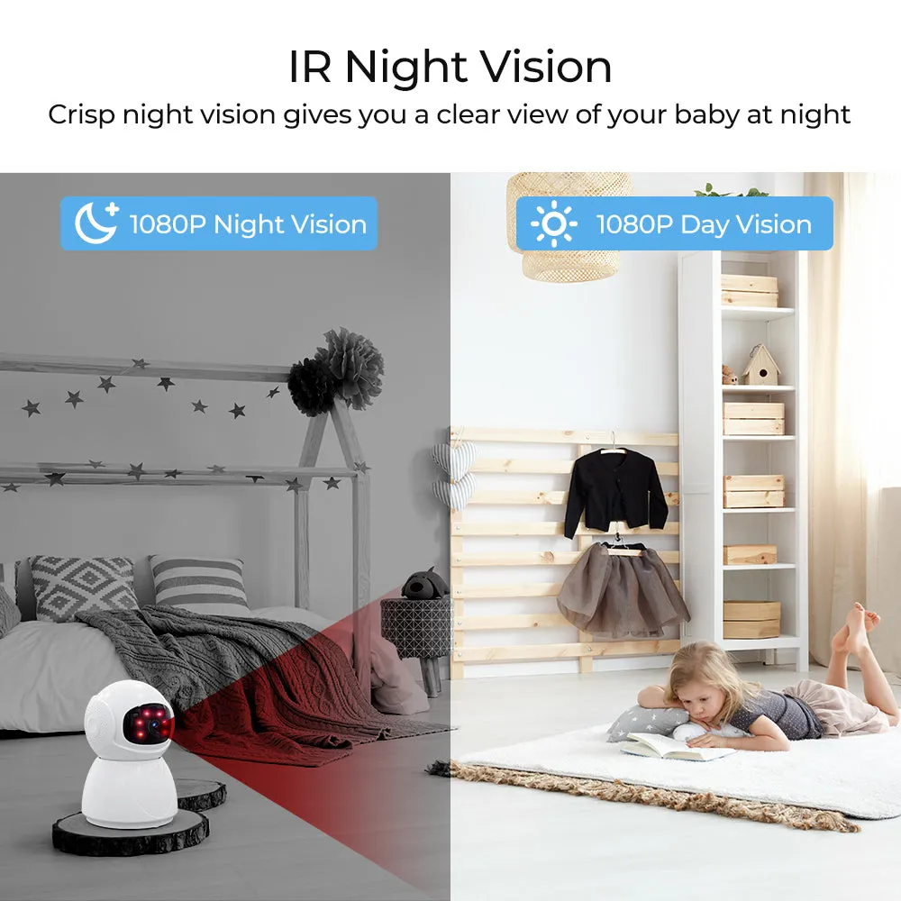 1080P HD Cctv AI Auto Tracking PIR Motion Human Detection Two Way Voice Call Tuya Smart Wifi Camera
