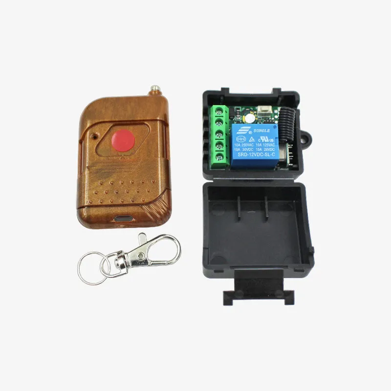 12V DC 433 MHz 1 Channel RF Transmitter and Receiver Remote Control Relay