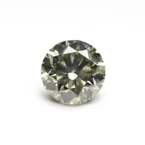 1.72ct 7.38x7.37x4.82mm VS2  Greenish Yellow Round Brilliant 19891-01
