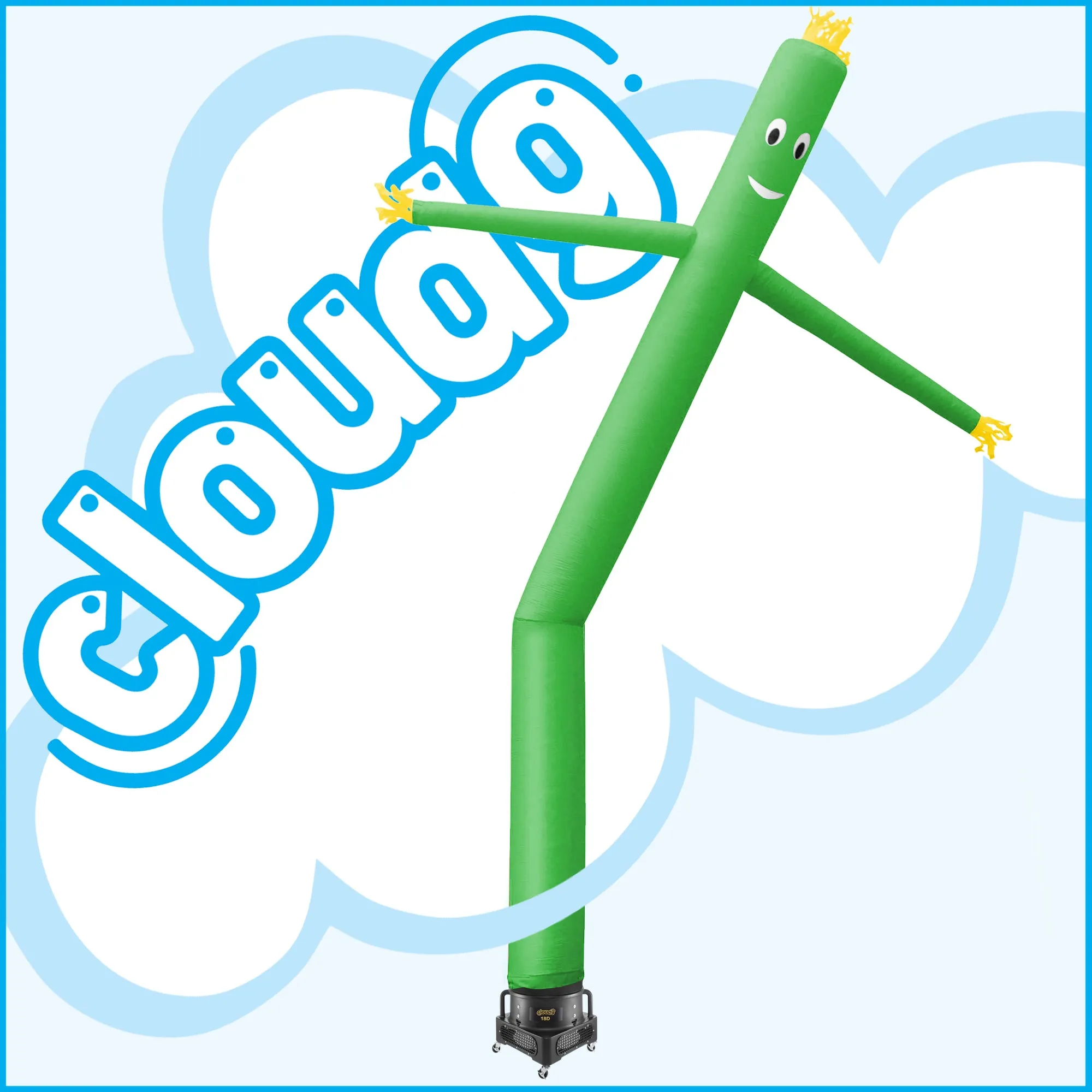 20 ft Inflatable Wacky Waving Tube Man with Blower by Cloud 9