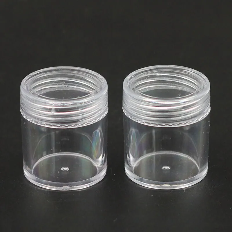 20g Cosmetic Plastic Jar Clear Acrylic Ointment Container with Lid