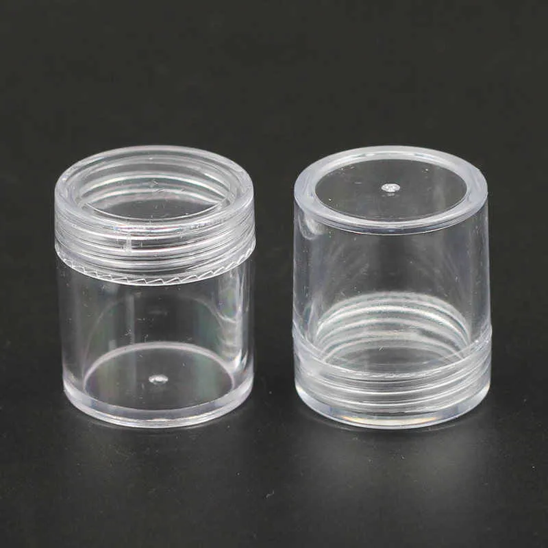 20g Cosmetic Plastic Jar Clear Acrylic Ointment Container with Lid