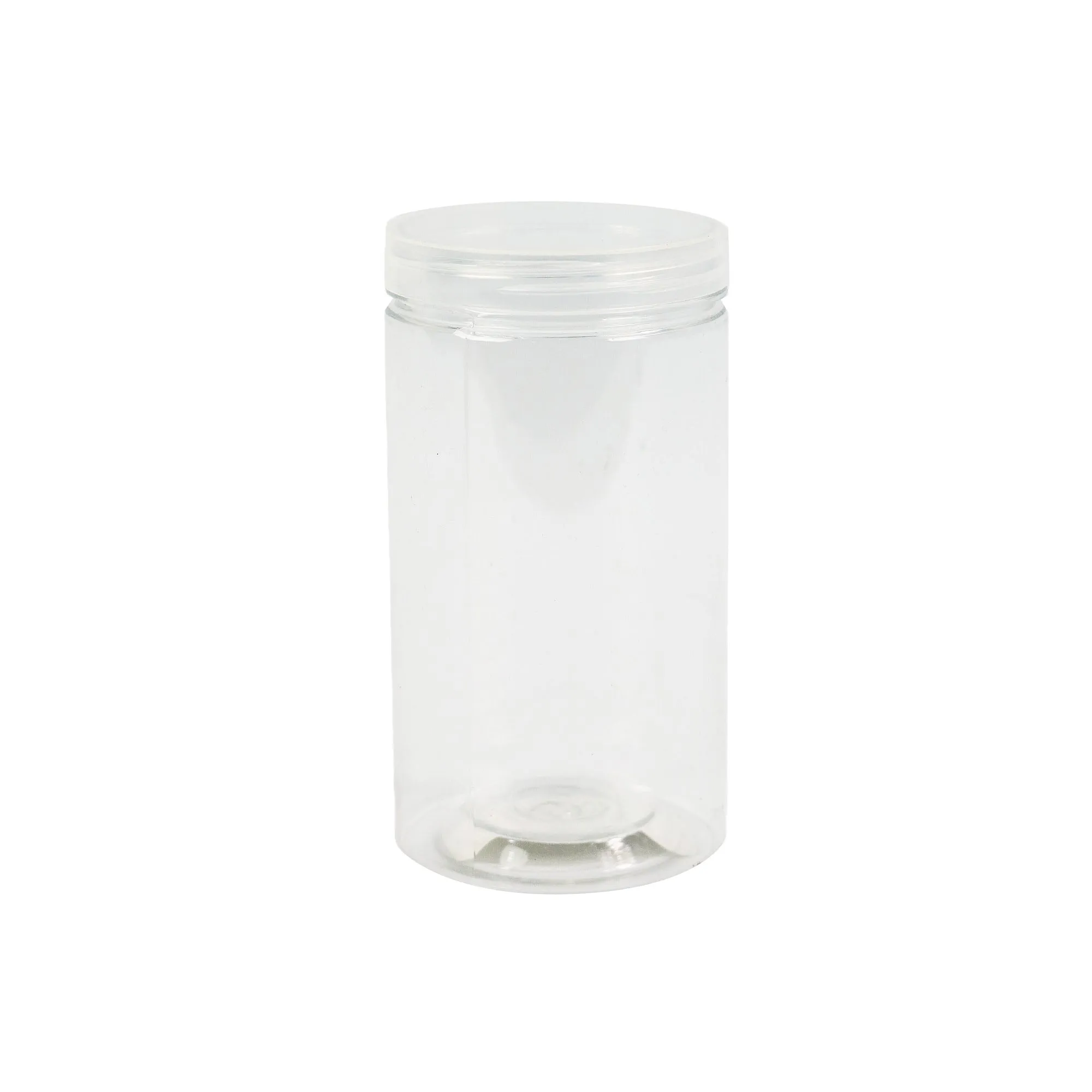 300ml PET Cosmetic Jar with Lid Crystal Clear