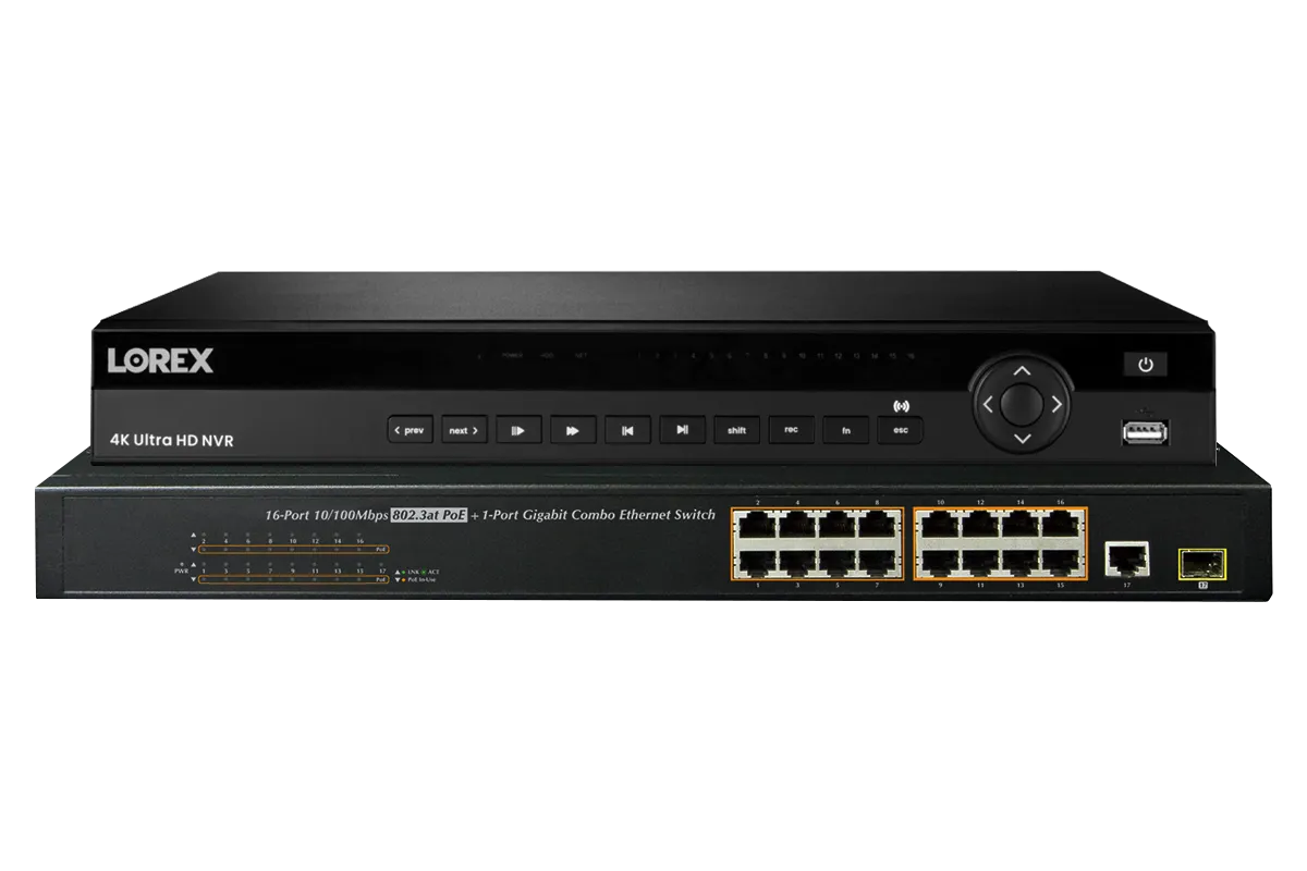 4K Ultra HD 32-Channel Security NVR with Lorex Cloud Connectivity and 8TB Hard Drive