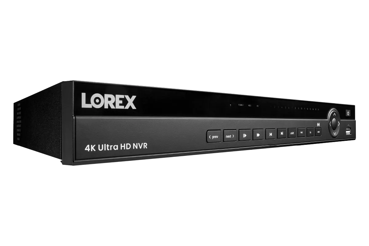 4K Ultra HD 32-Channel Security NVR with Lorex Cloud Connectivity and 8TB Hard Drive