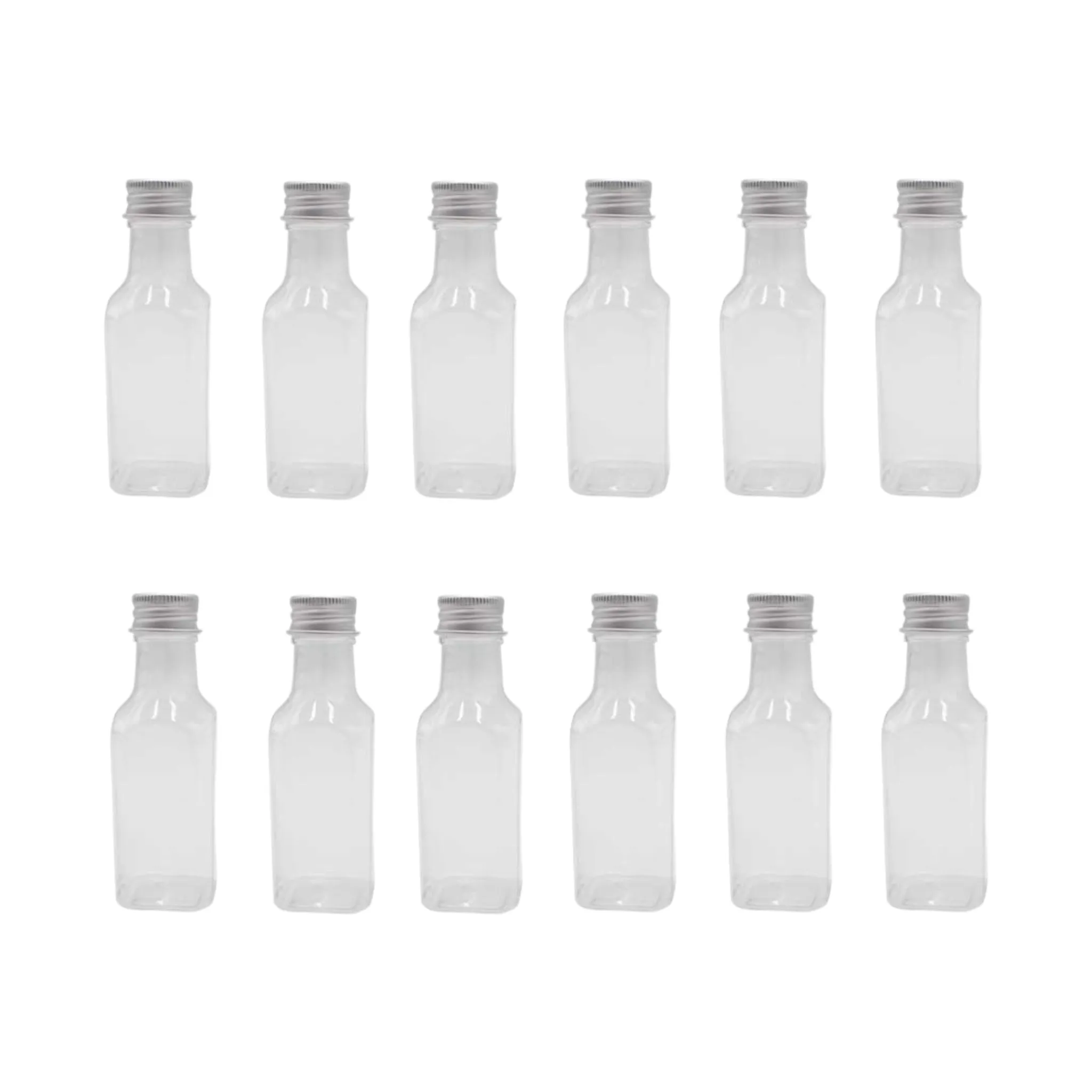 60ml PVC Plastic Bottle with Silver Lid