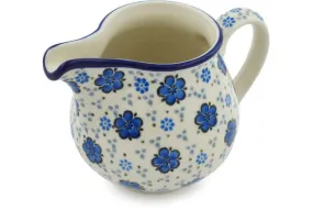 8 oz Creamer - Flowing Blues