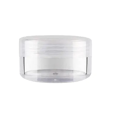 80ml Acrylic Cosmetic Container Plastic Jar with Lid Crystal Clear 1pc
