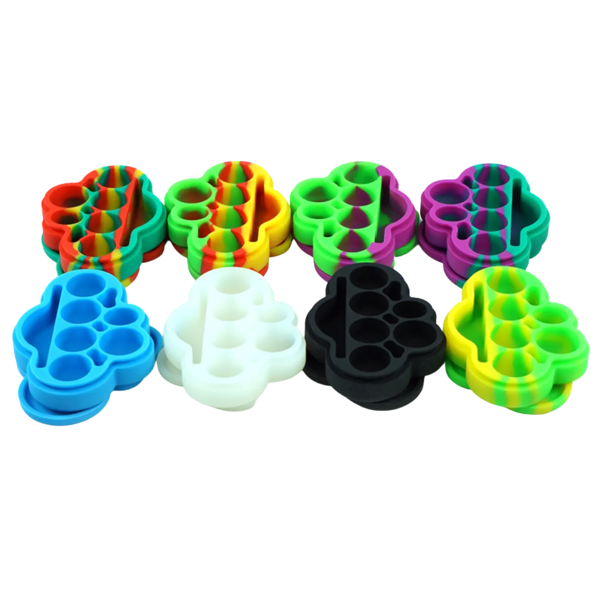 85ml Cloud Silicone Dab Concentrate Container - Non-Stick Storage, Compartment