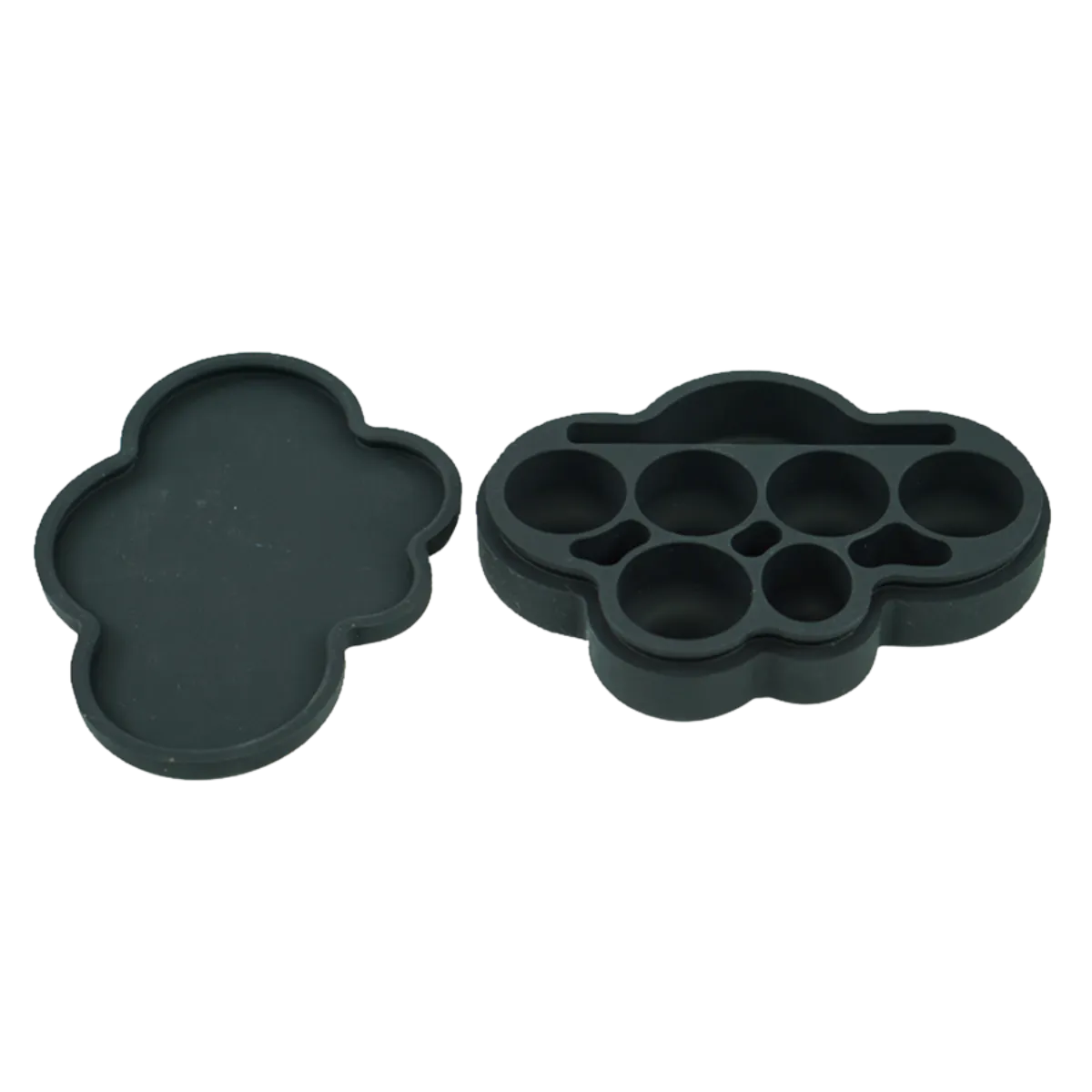 85ml Cloud Silicone Dab Concentrate Container - Non-Stick Storage, Compartment
