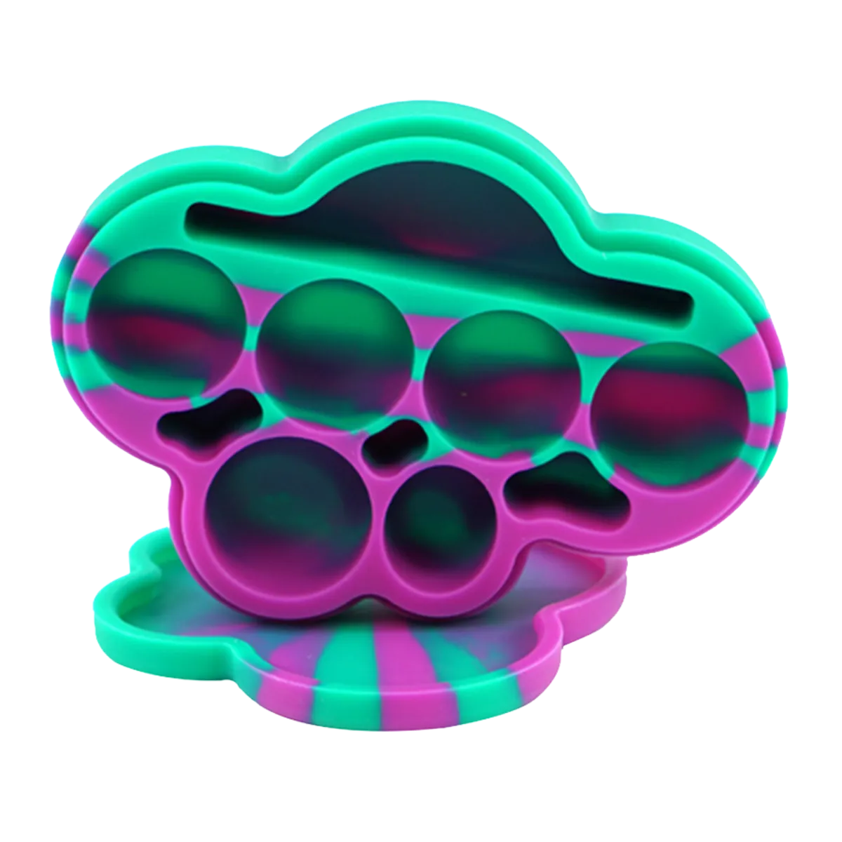 85ml Cloud Silicone Dab Concentrate Container - Non-Stick Storage, Compartment