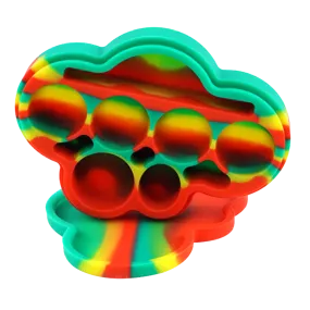 85ml Cloud Silicone Dab Concentrate Container - Non-Stick Storage, Compartment