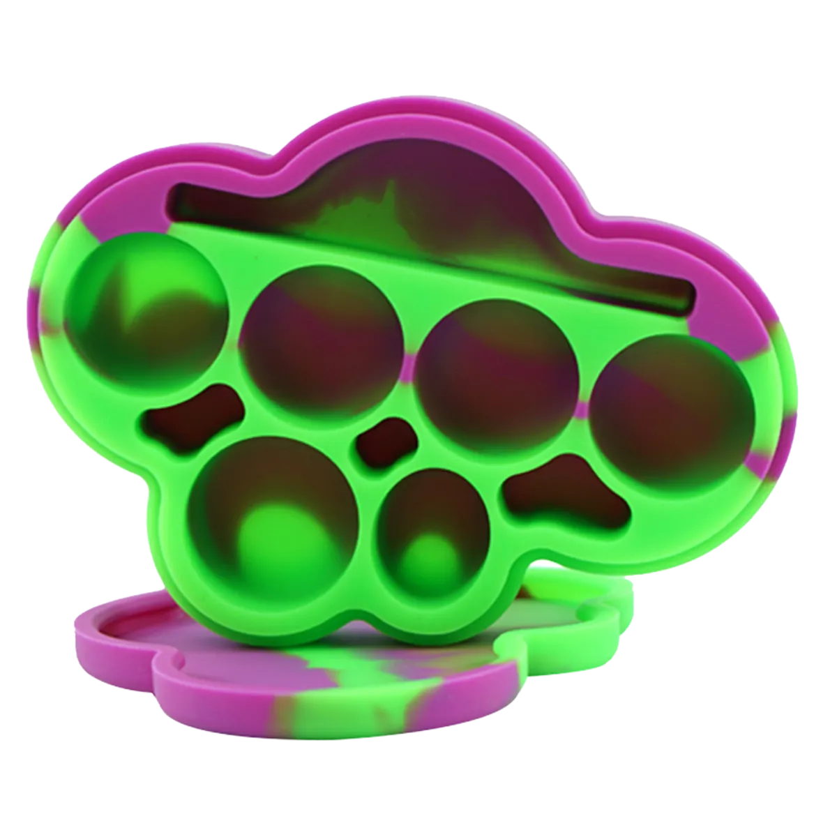 85ml Cloud Silicone Dab Concentrate Container - Non-Stick Storage, Compartment