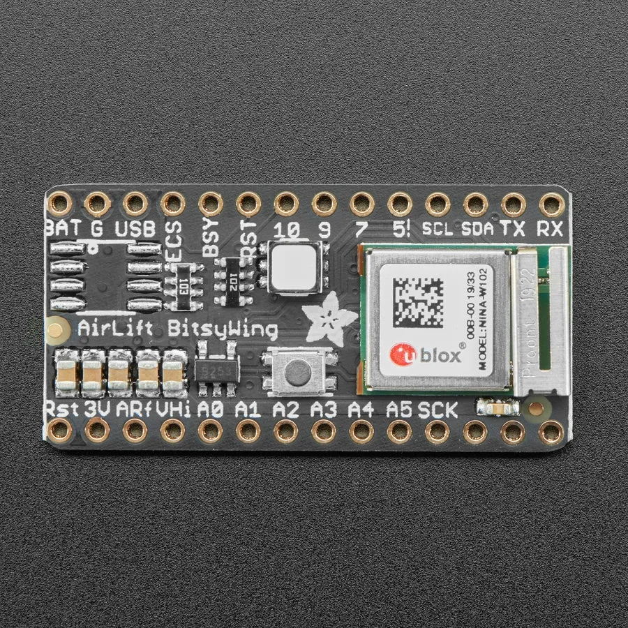 Adafruit AirLift Bitsy Add-On – ESP32 WiFi Co-Processor