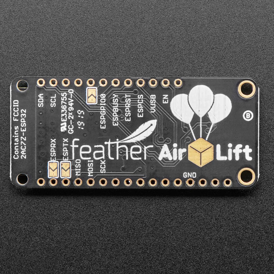 Adafruit AirLift FeatherWing – ESP32 WiFi Co-Processor