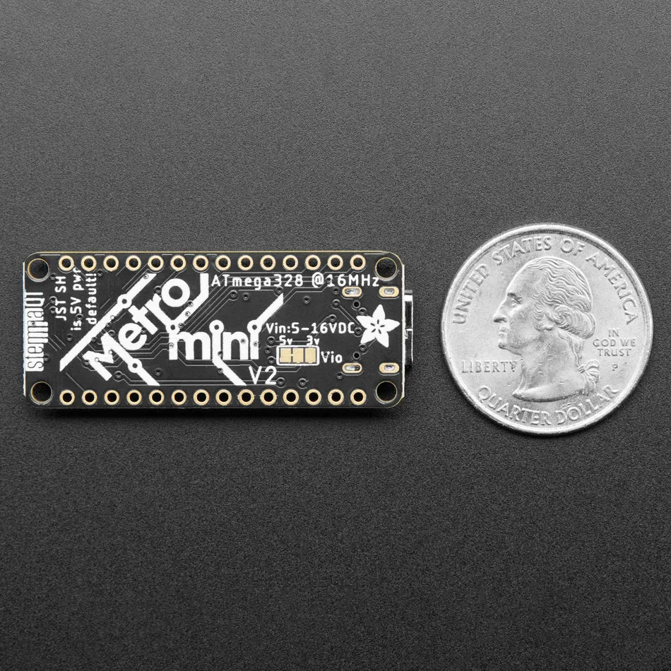 Adafruit Metro Mini 328 V2 - Arduino-Compatible - 5V 16MHz