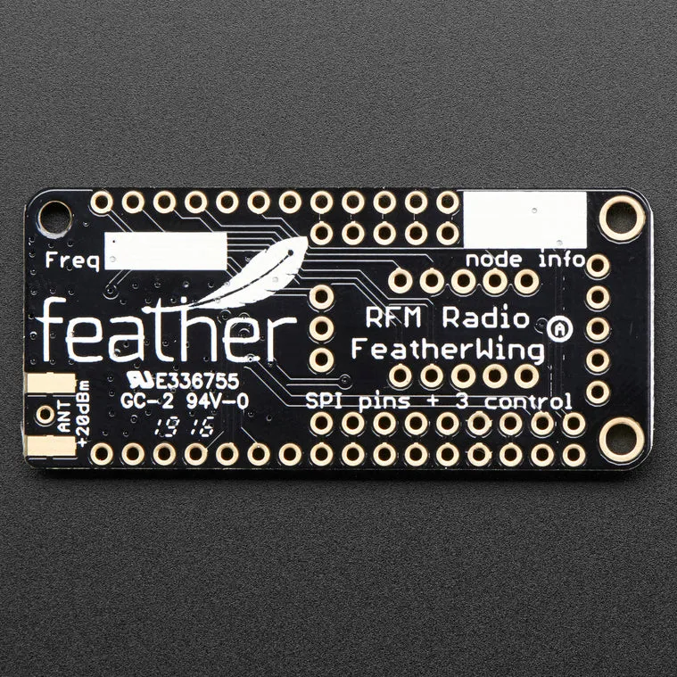 Adafruit Radio FeatherWing - RFM69HCW 900MHz - RadioFruit
