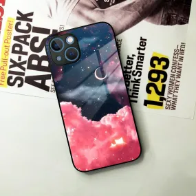 Aesthetic Cloud Glass Case Cover For iPhone
