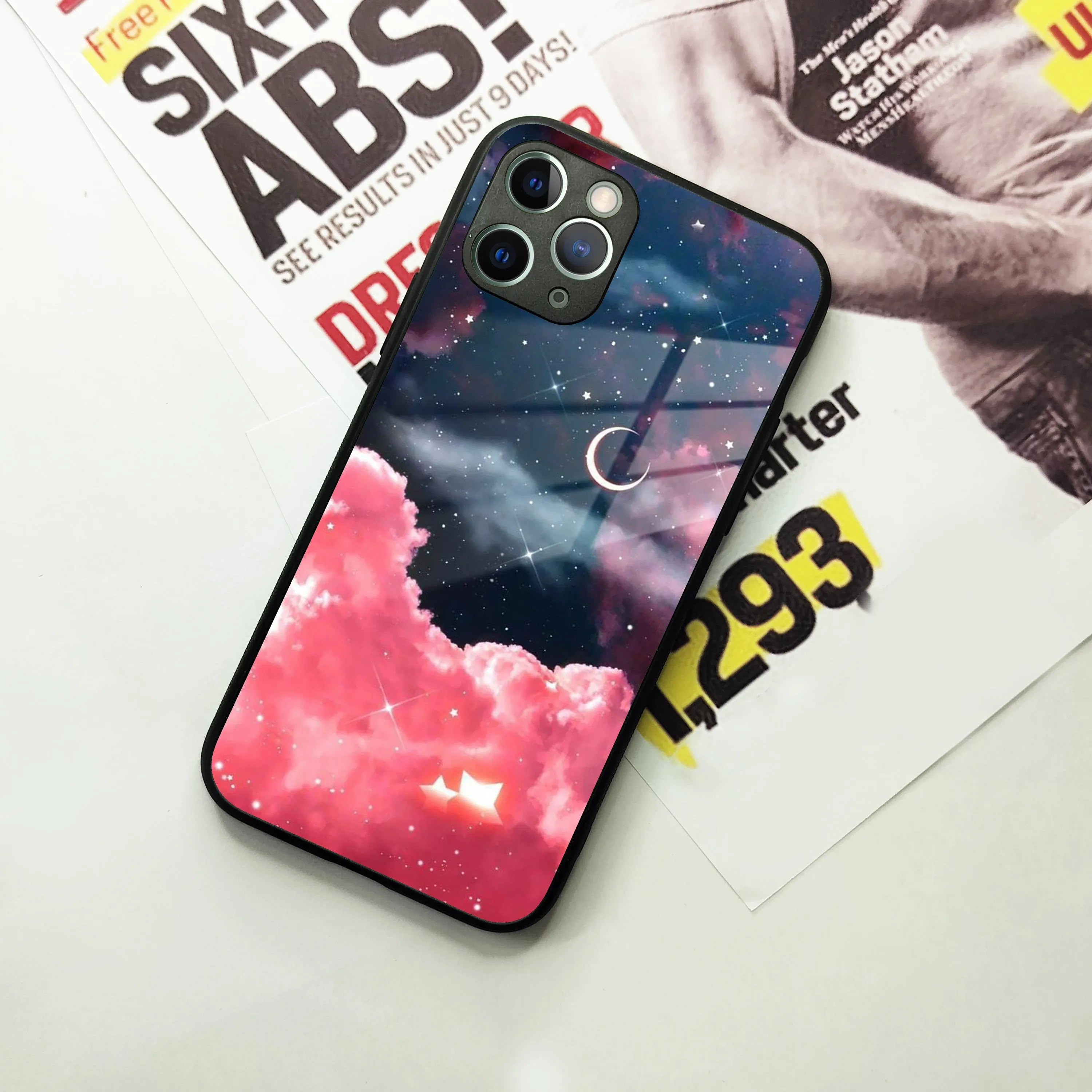 Aesthetic Cloud Glass Case Cover For iPhone