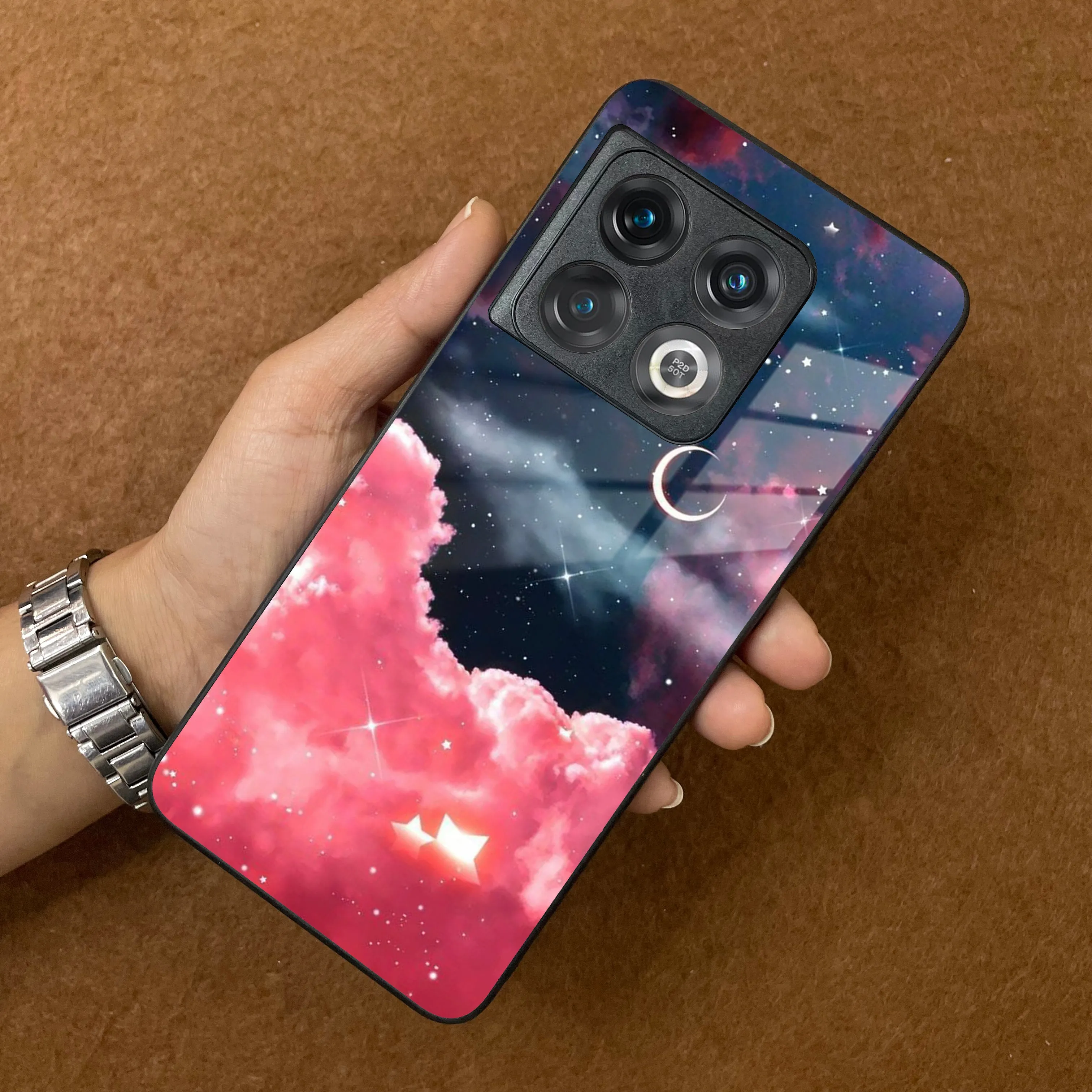 Aesthetic Cloud Glass Case Cover For OnePlus