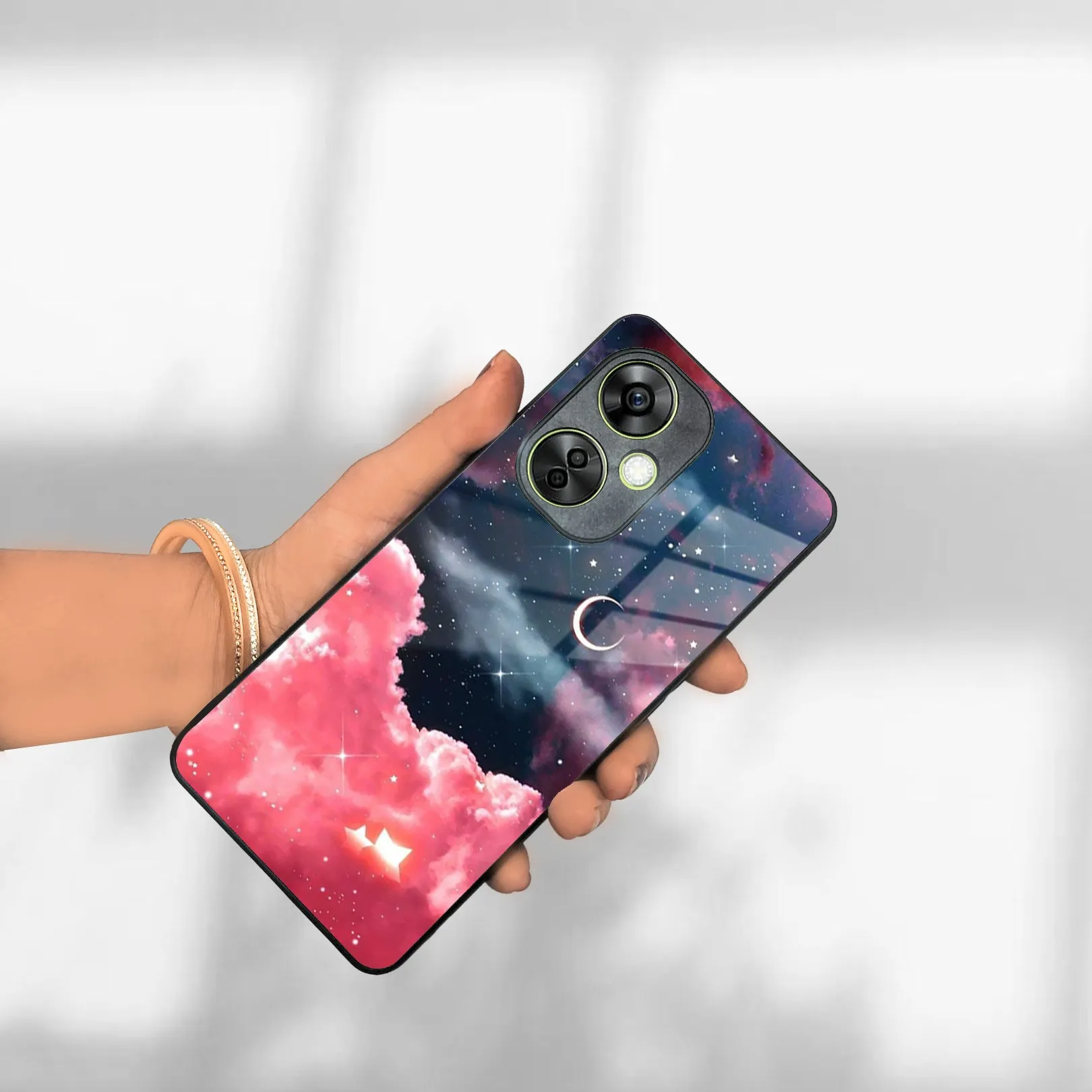 Aesthetic Cloud Glass Case Cover For OnePlus