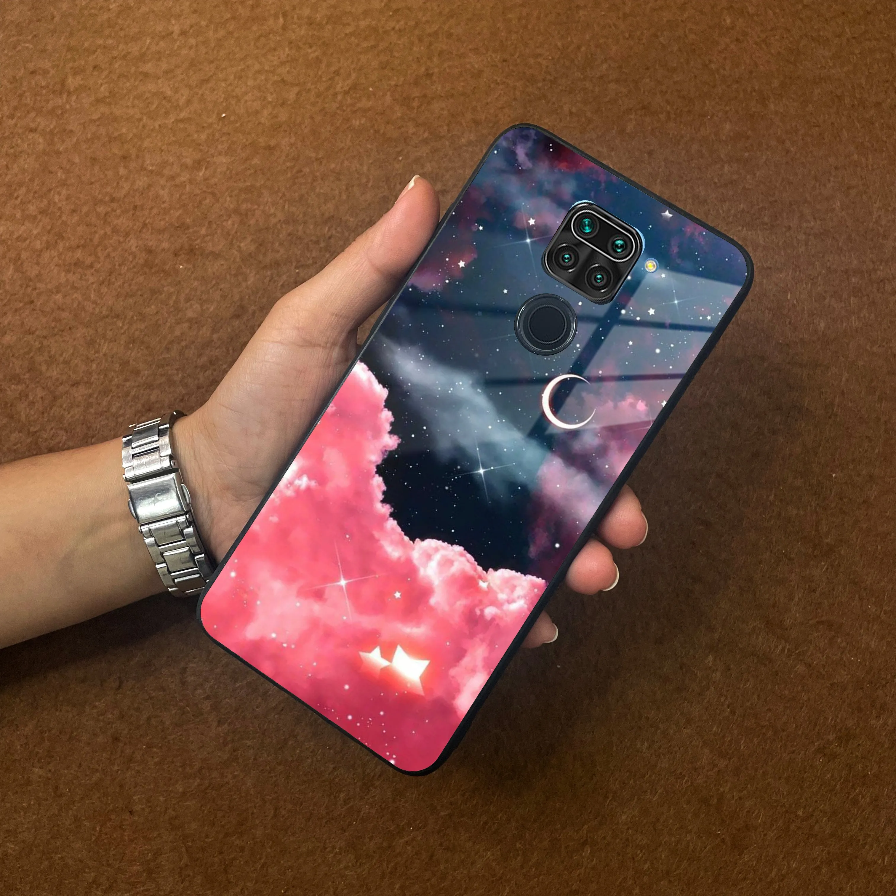 Aesthetic Cloud Glass Case Cover For Redmi/Xiaomi