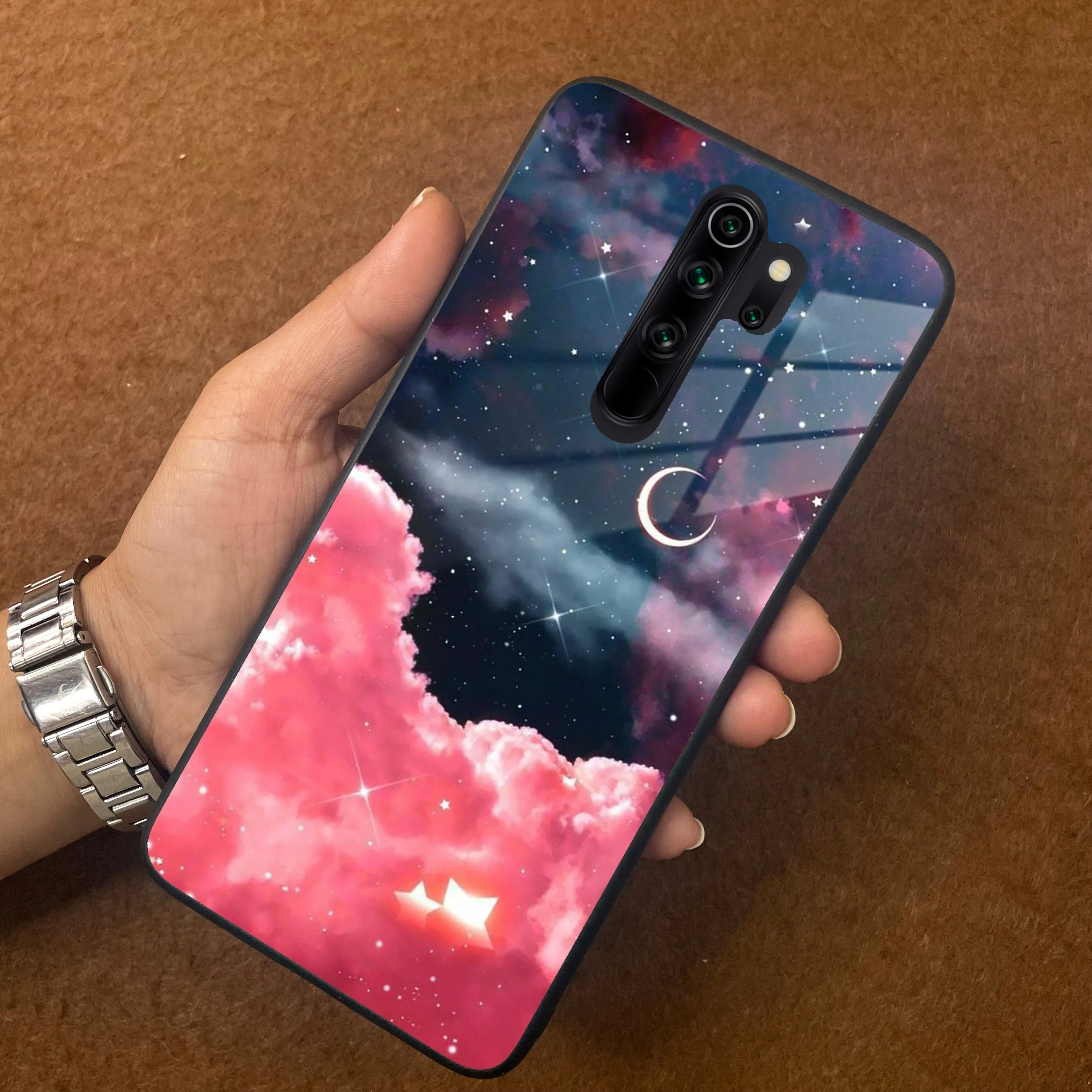 Aesthetic Cloud Glass Case Cover For Redmi/Xiaomi