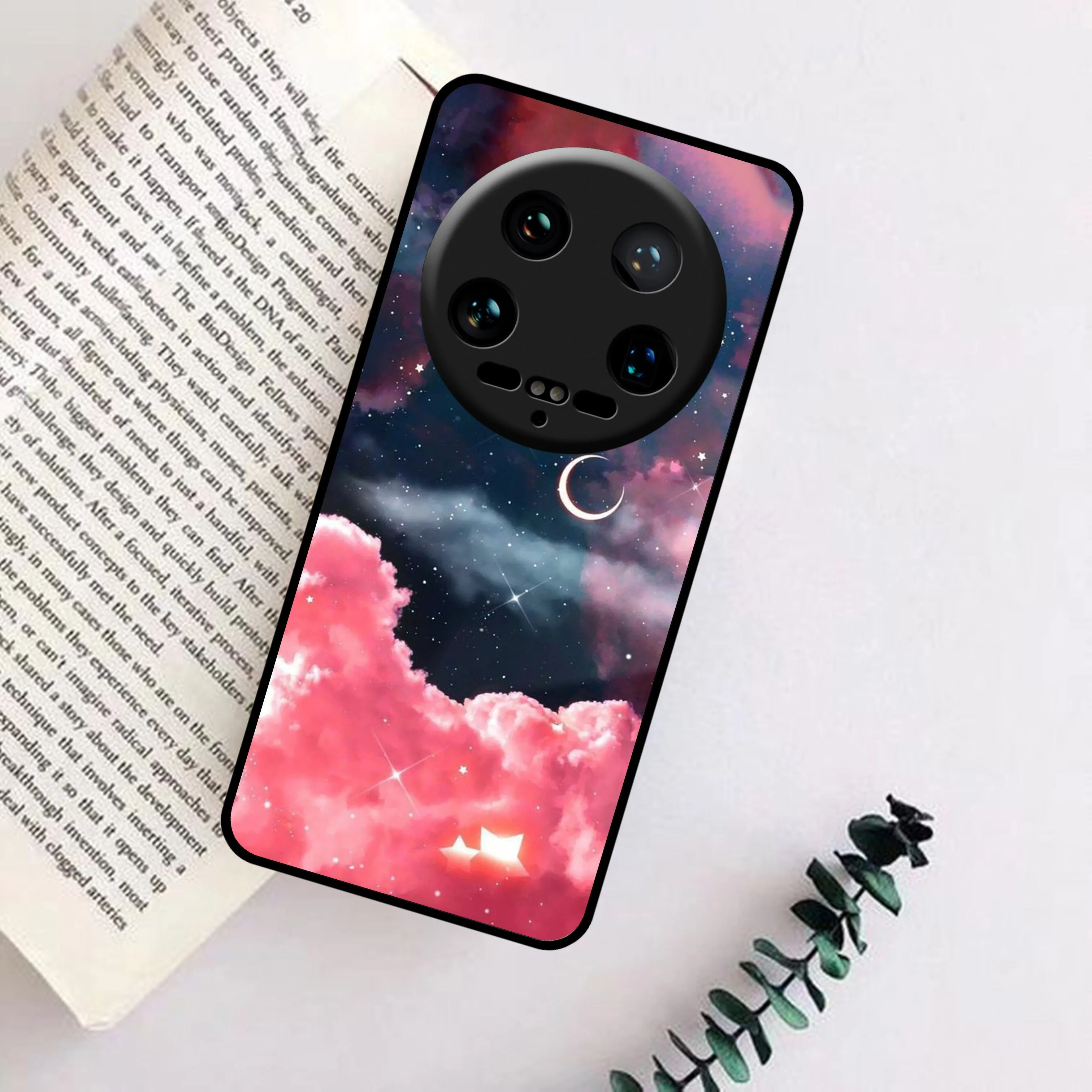 Aesthetic Cloud Glass Case Cover For Redmi/Xiaomi