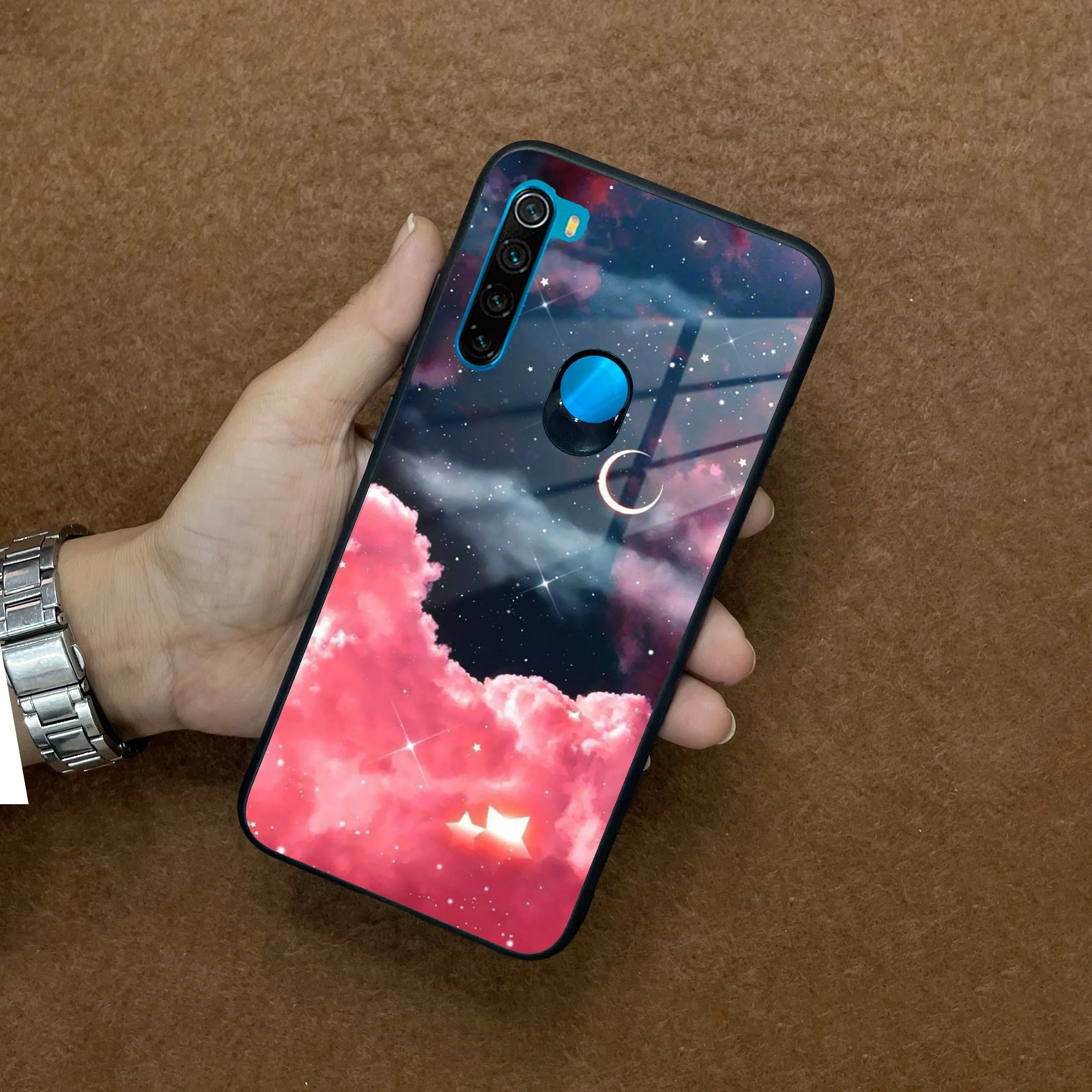 Aesthetic Cloud Glass Case Cover For Redmi/Xiaomi