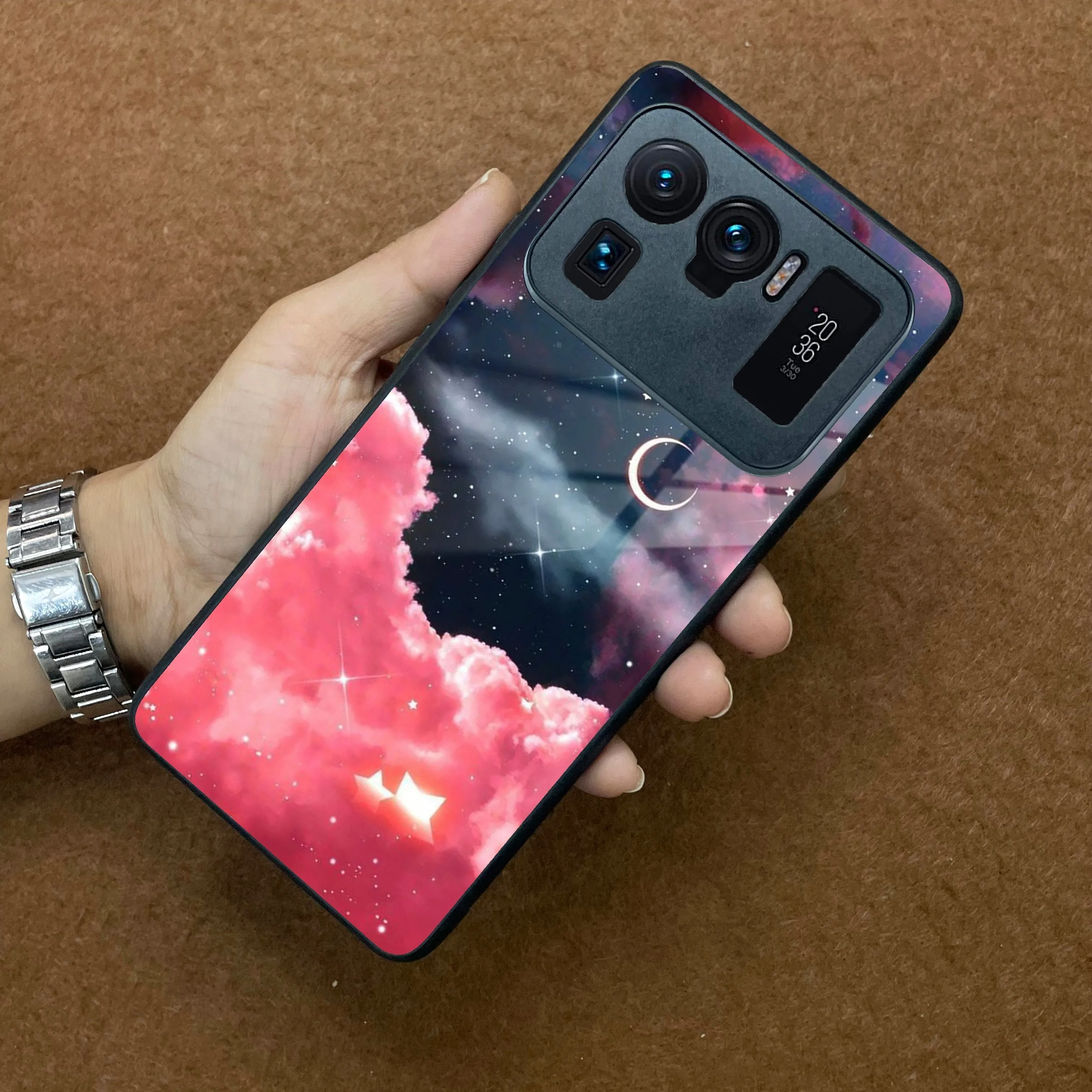 Aesthetic Cloud Glass Case Cover For Redmi/Xiaomi