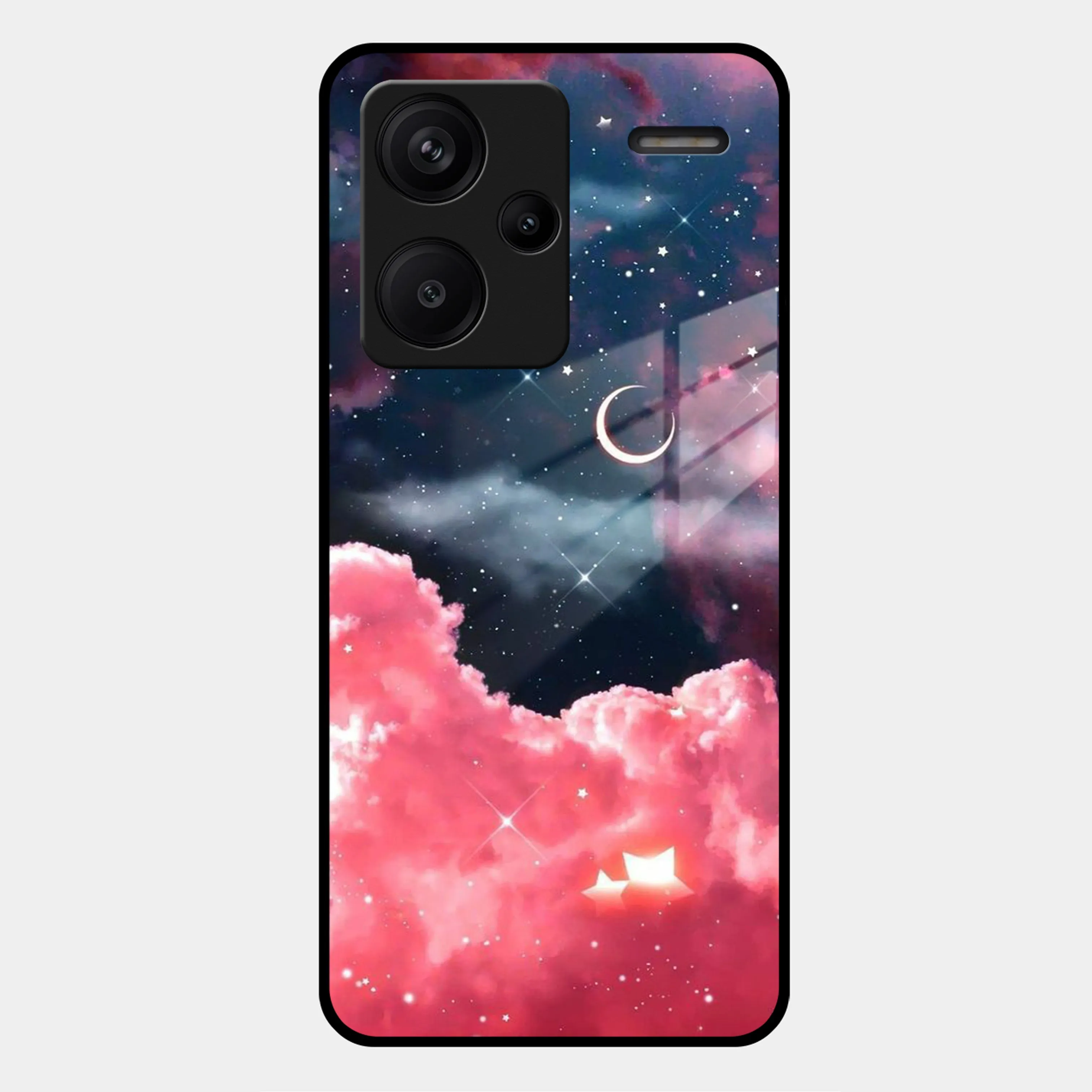 Aesthetic Cloud Glass Case Cover For Redmi/Xiaomi