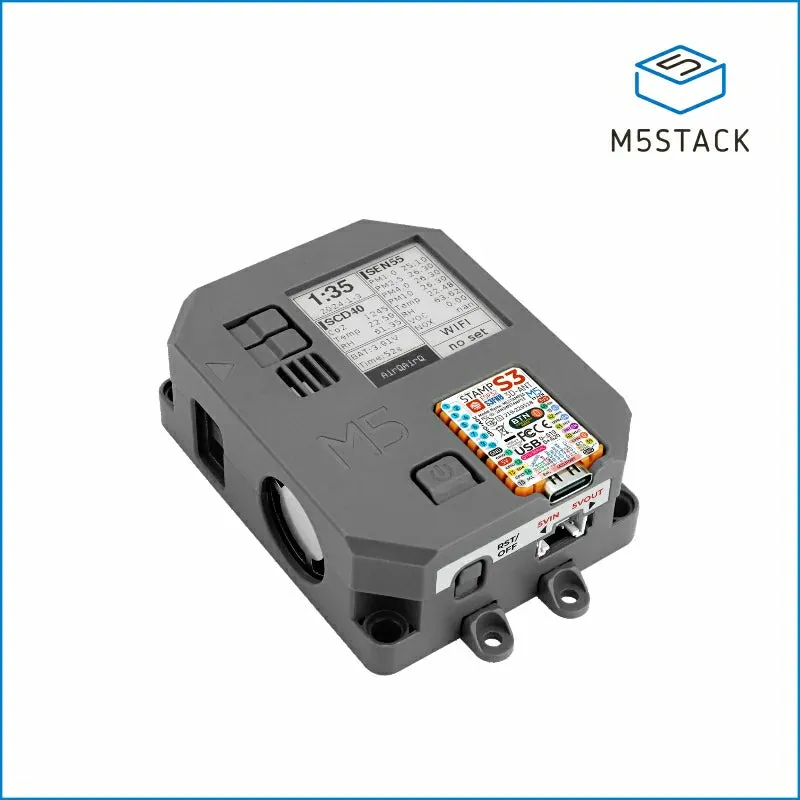 Air Quality Kit w/ M5StampS3 (SEN55, SCD40)