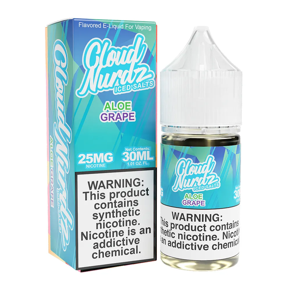 Aloe Grape Ice | Cloud Nurdz Salts | 30mL