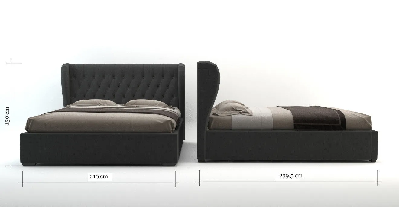 Anica Gas Lift King Size Bed Frame