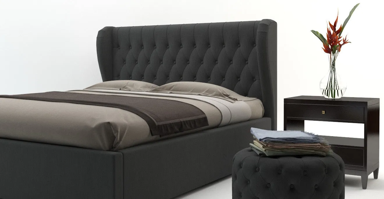 Anica Gas Lift King Size Bed Frame