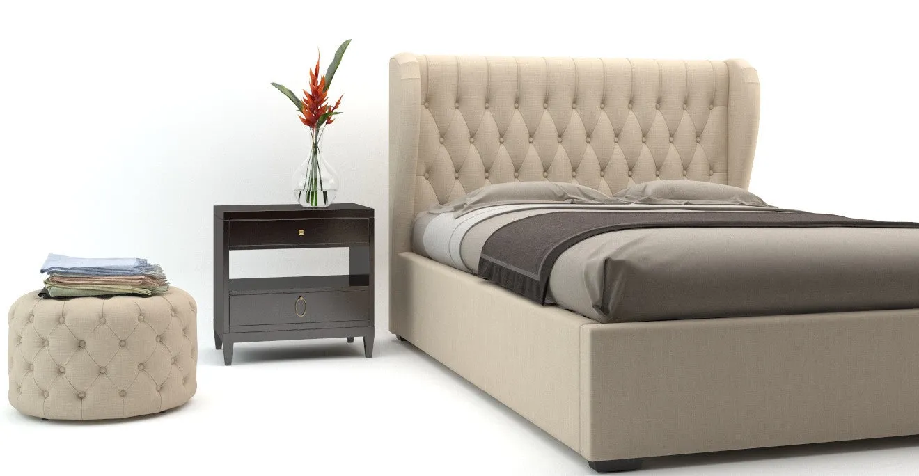 Anica Gas Lift Queen Size Bed Frame