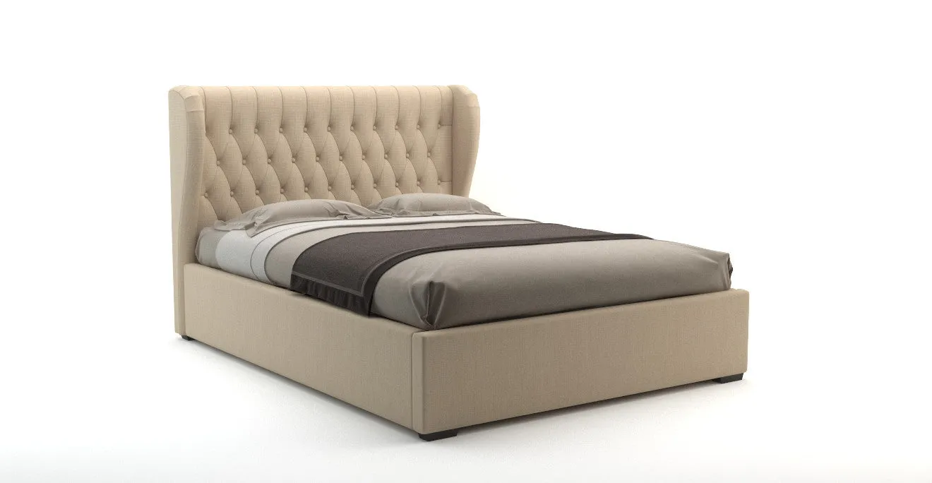 Anica Gas Lift Queen Size Bed Frame