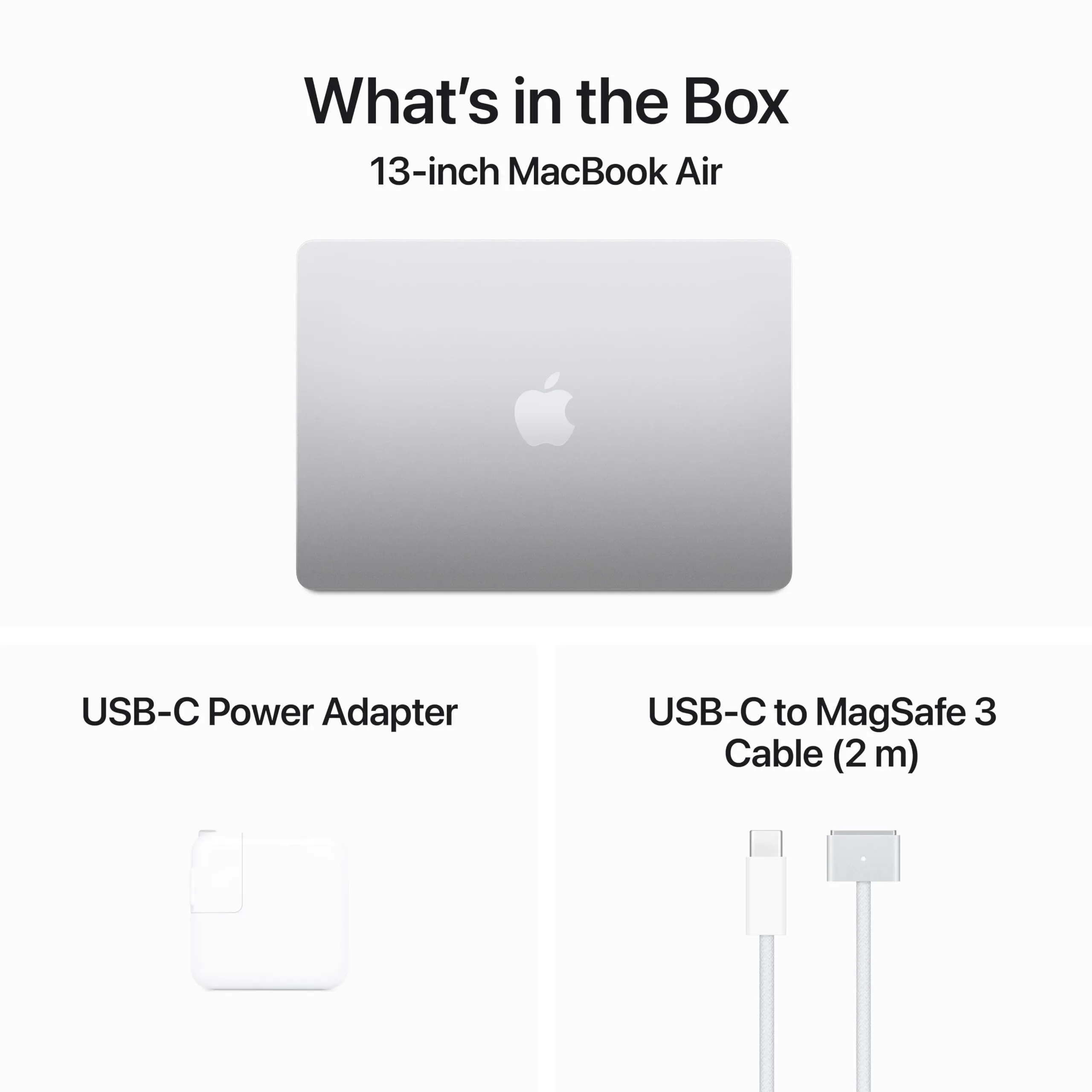 Apple 2024 MacBook Air 13-inch Laptop with M3 chip: Built for Apple Intelligence, 13.6-inch Liquid Retina Display, 8GB Unified Memory, 256GB SSD Storage, Backlit Keyboard, Touch ID; Silver