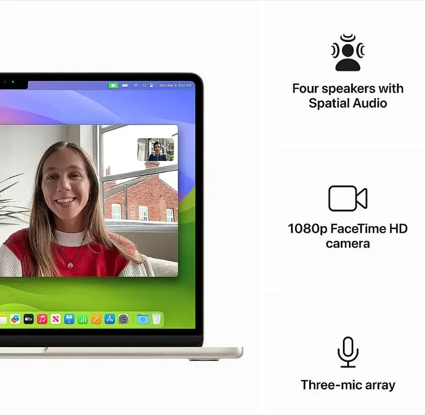 Apple MacBook Air 13-inch Laptop M3 chip Built for Apple Intelligence 8GB Memory - 256GB SSD