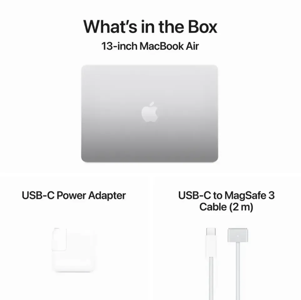 Apple MacBook Air 13" Apple M3 Chip Built for Apple Intelligence - 24GB Memory - 512GB SSD - Silver