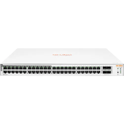Aruba Instant On 1830 JL815A JL815A#ABA 48-Port Gigabit (24 ports PoE ) Compliant Managed Network Switch with 4 SFP ports