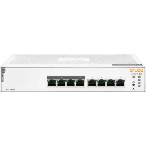 Aruba Instant On JL811A#ABA 1830 JL811A 8-Port Gigabit PoE  Compliant Managed Network Switch