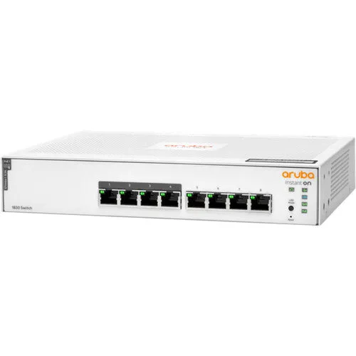 Aruba Instant On JL811A#ABA 1830 JL811A 8-Port Gigabit PoE  Compliant Managed Network Switch