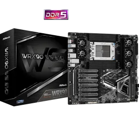 ASRock WRX90 WS EVO AMD Ryzen Threadripper PRO 7000 WX-Series Socket sTR5 EEB Motherboard