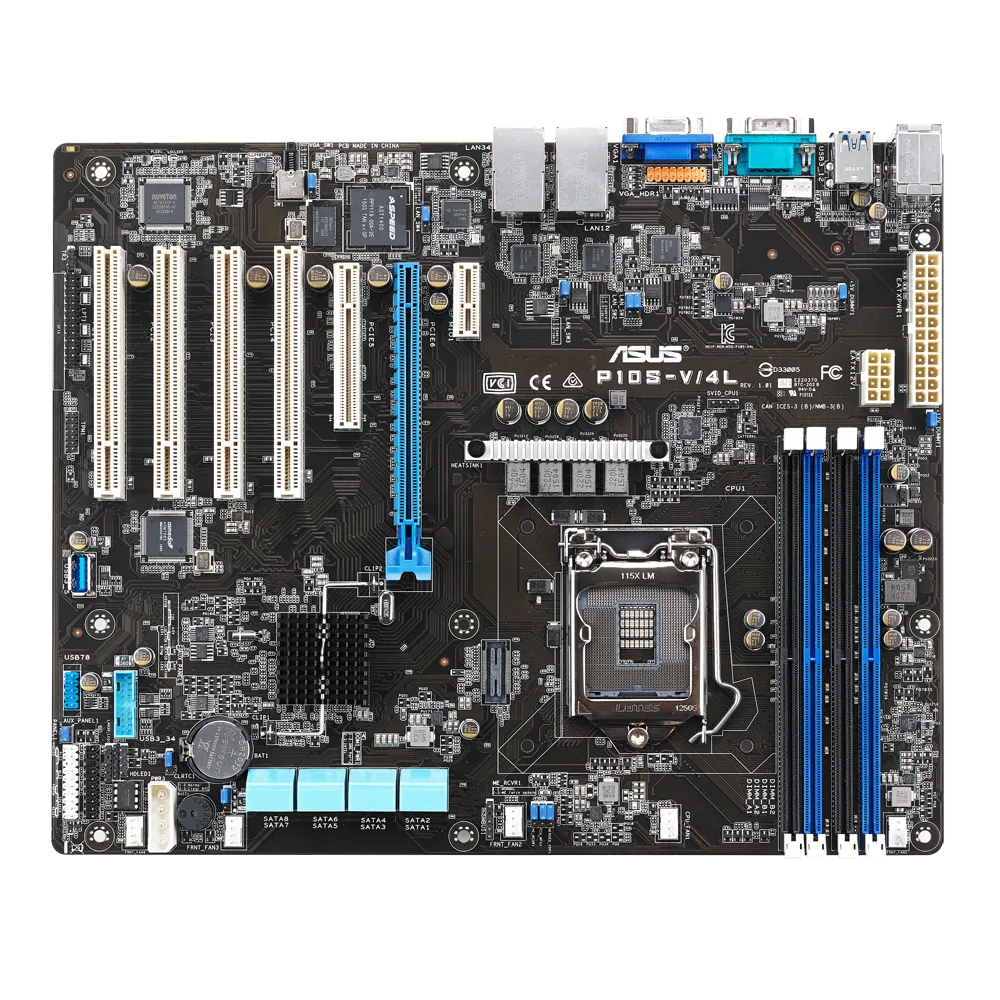 ASUS P10S-V/4L Intel C236,DDR4,LGA 1151 ATX Workstation Motherboard