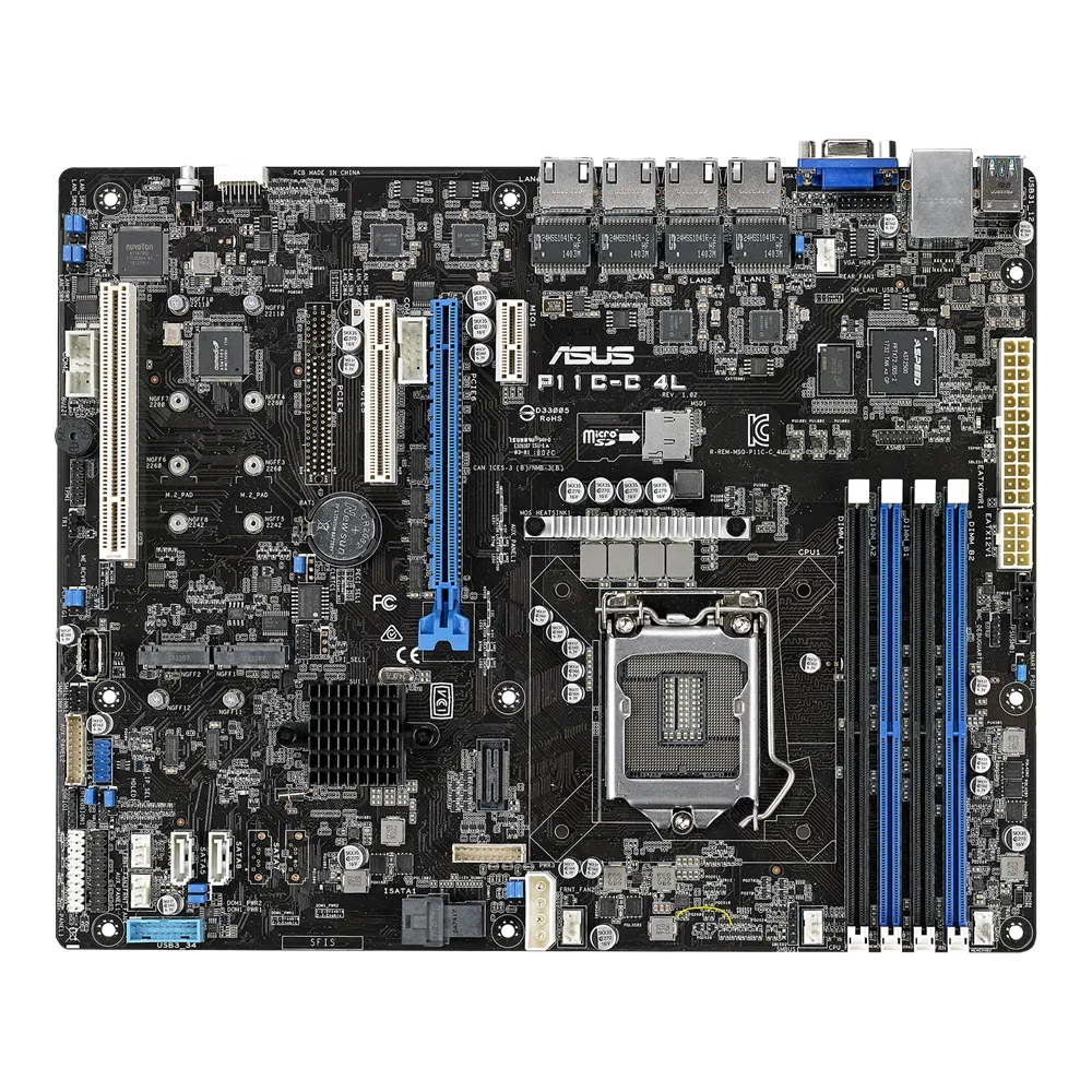 ASUS P11C-C/4L Intel C242, LGA 1151 ATX Server Motherboard