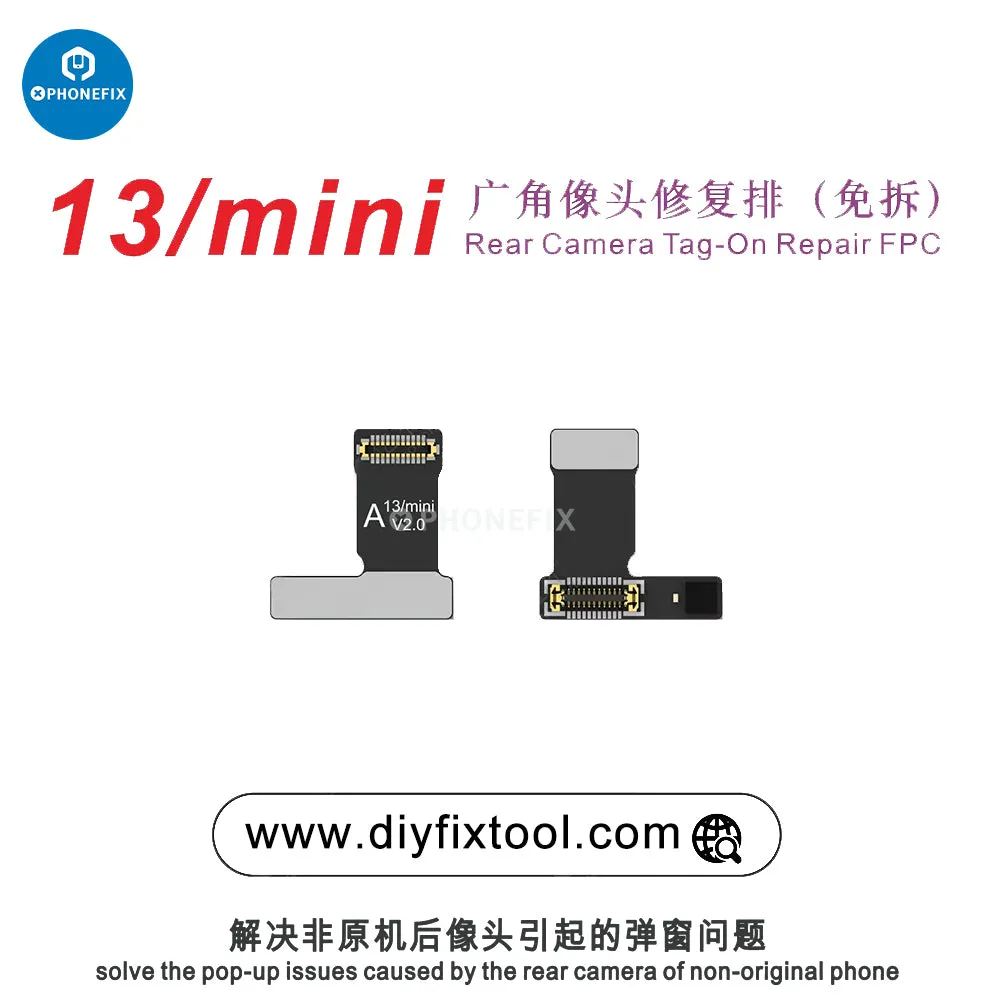 AY A108 Rear Camera Tag-on Repair FPC For iPhone 12-15 Series