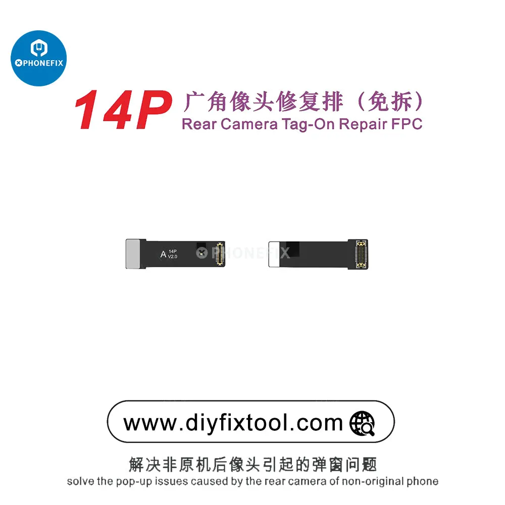 AY A108 Rear Camera Tag-on Repair FPC For iPhone 12-15 Series